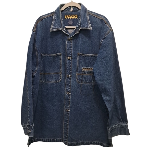 Blue Denim Jacket for Men - Picture 1 of 10